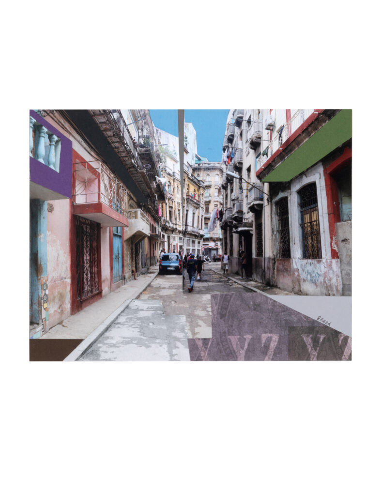 A street with many buildings and people walking on it