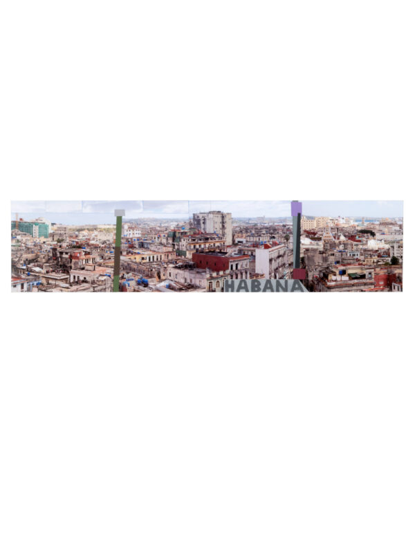 Panoramic Havana cityscape with historic rooftops